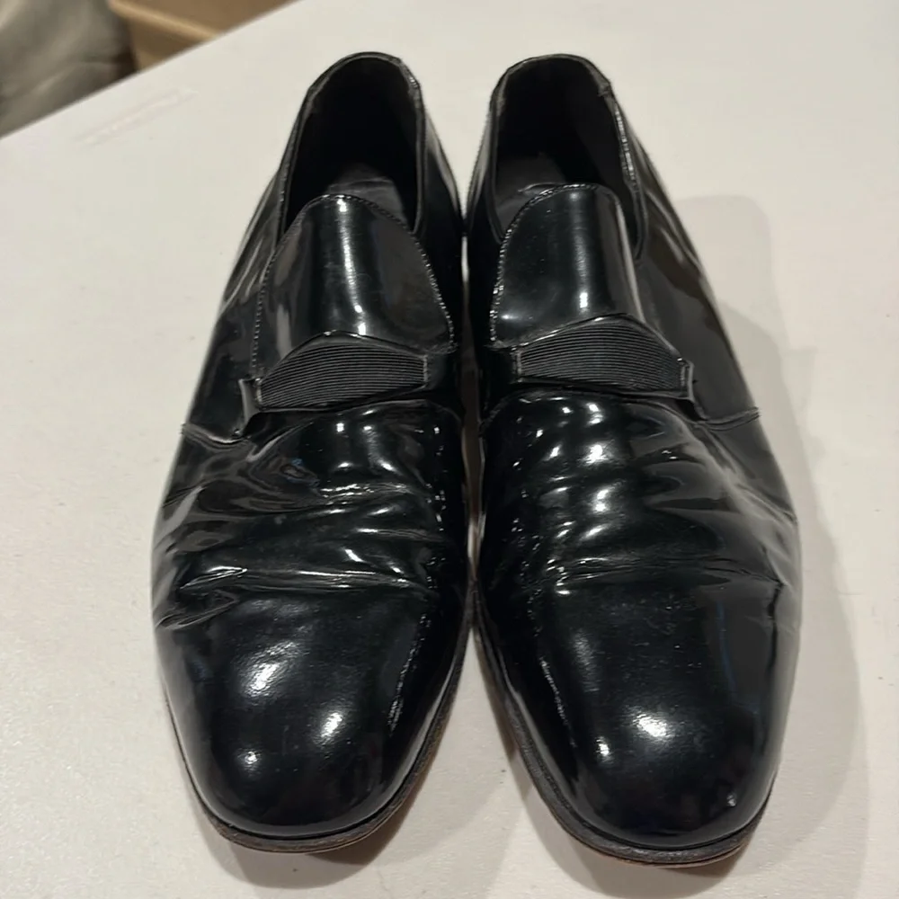 Florsheim - designer collection - Men's Black Patent Formal Shoes.  Size 10.5